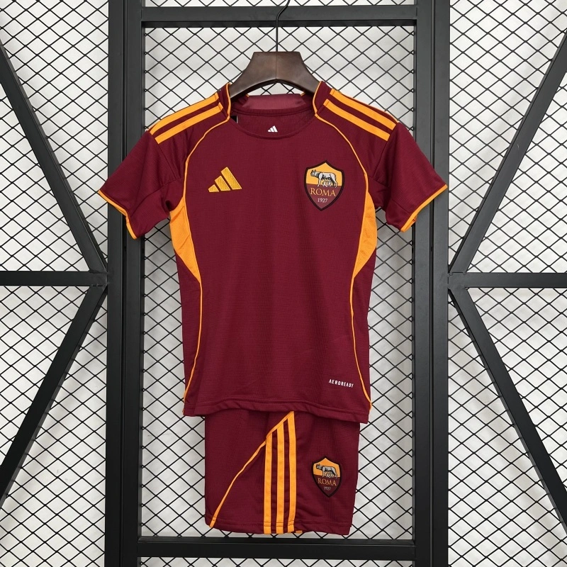 2025-26 AS Roma Home kids Football jersey