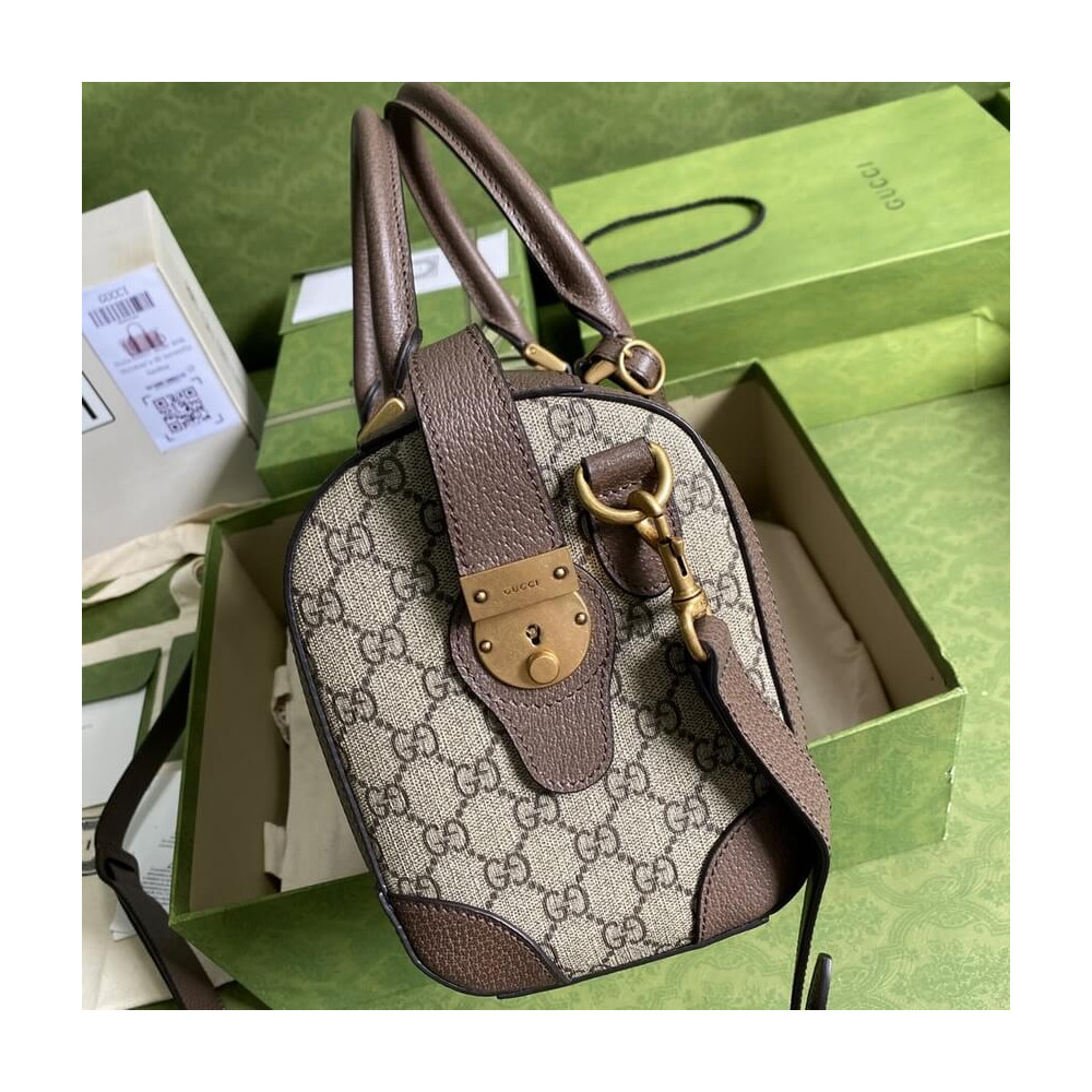 Gucci GG Small Duffel Bag With Web