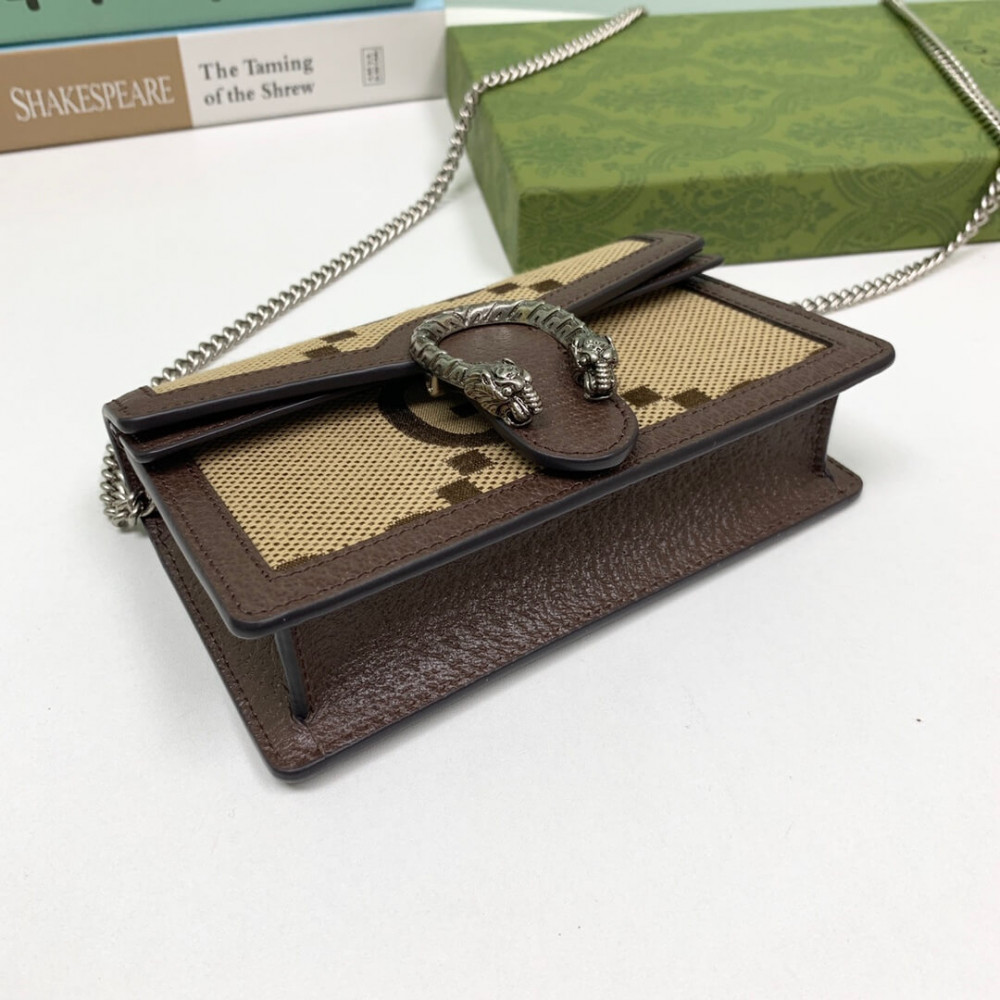 Gucci Dionysus Jumbo GG Super Mini Bag