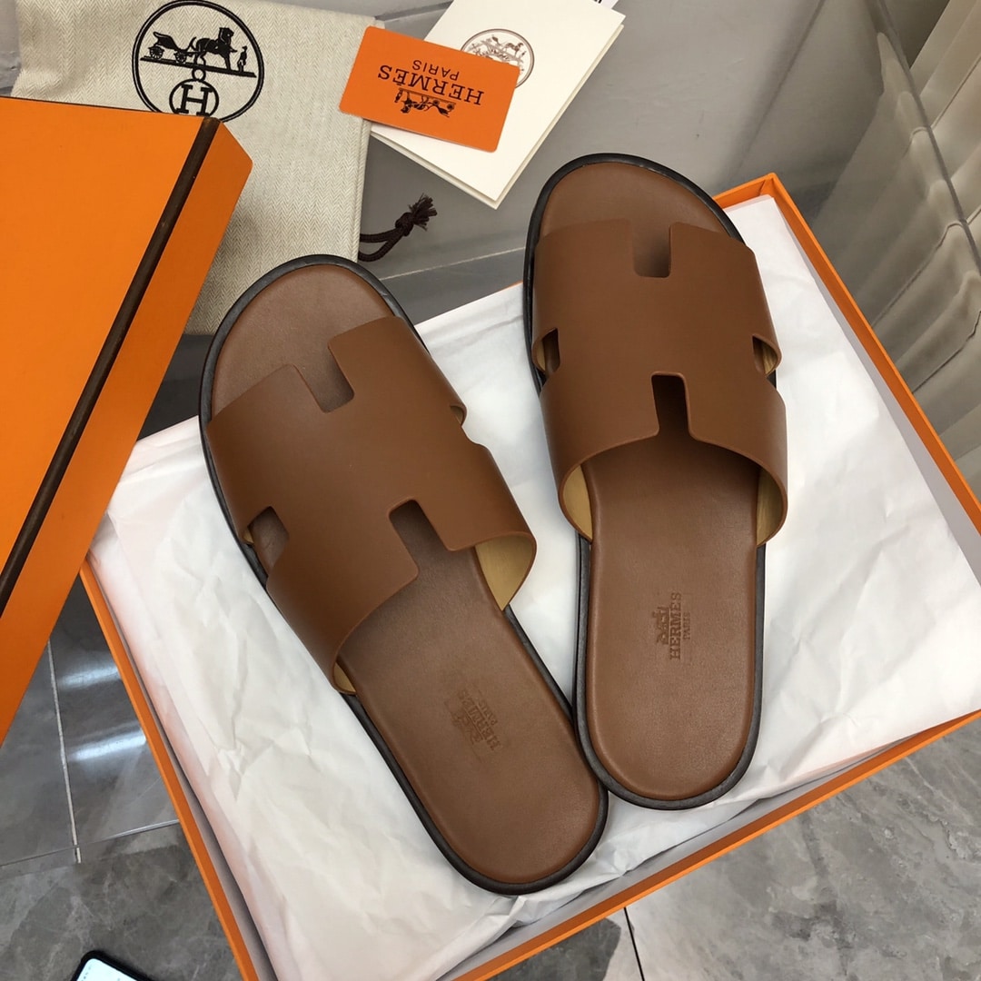 Hermes Izmir Sandal Brown H041141Zh03410