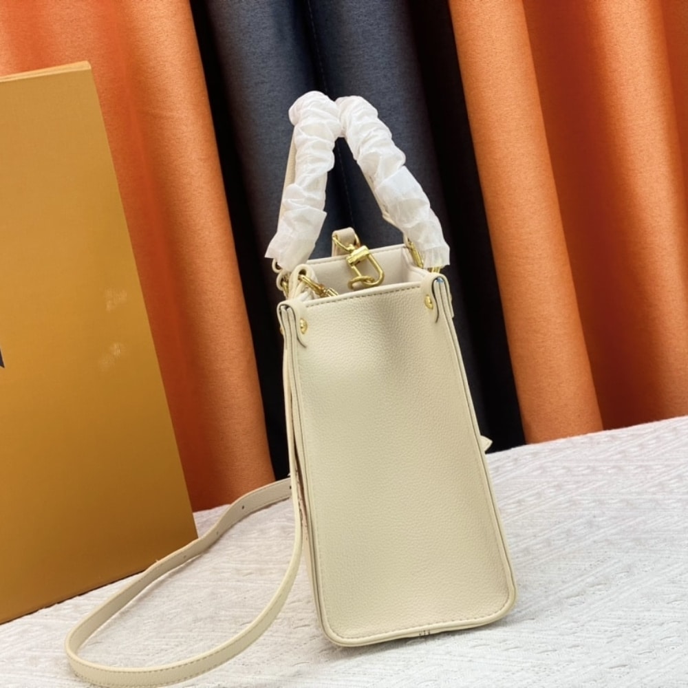 Louis Vuitton Onthego PM Monogram Pattern Beige 25Cm M46629