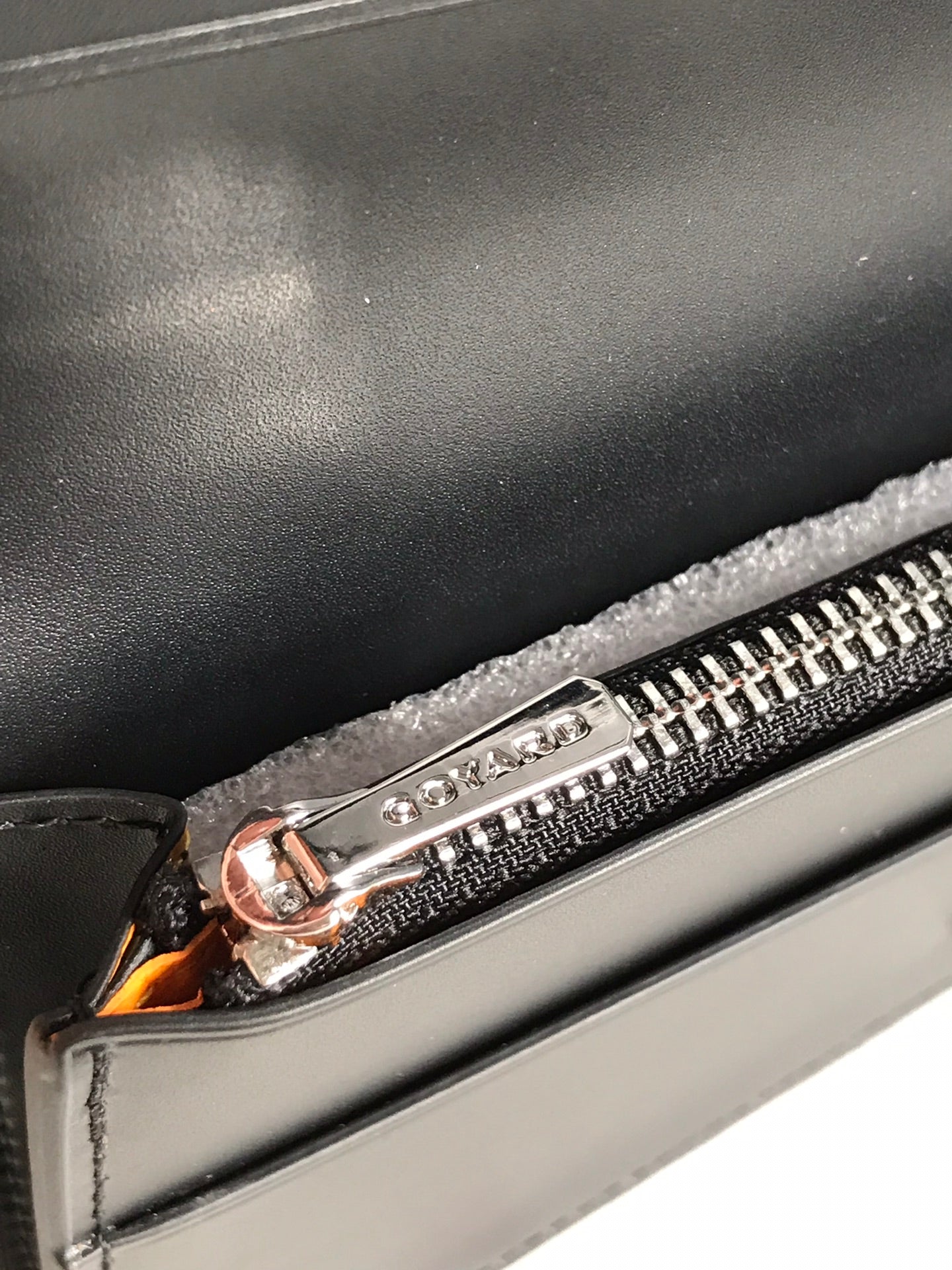 Goyard Richelieu Wallet 19 Cm Black Goyardine Canvas