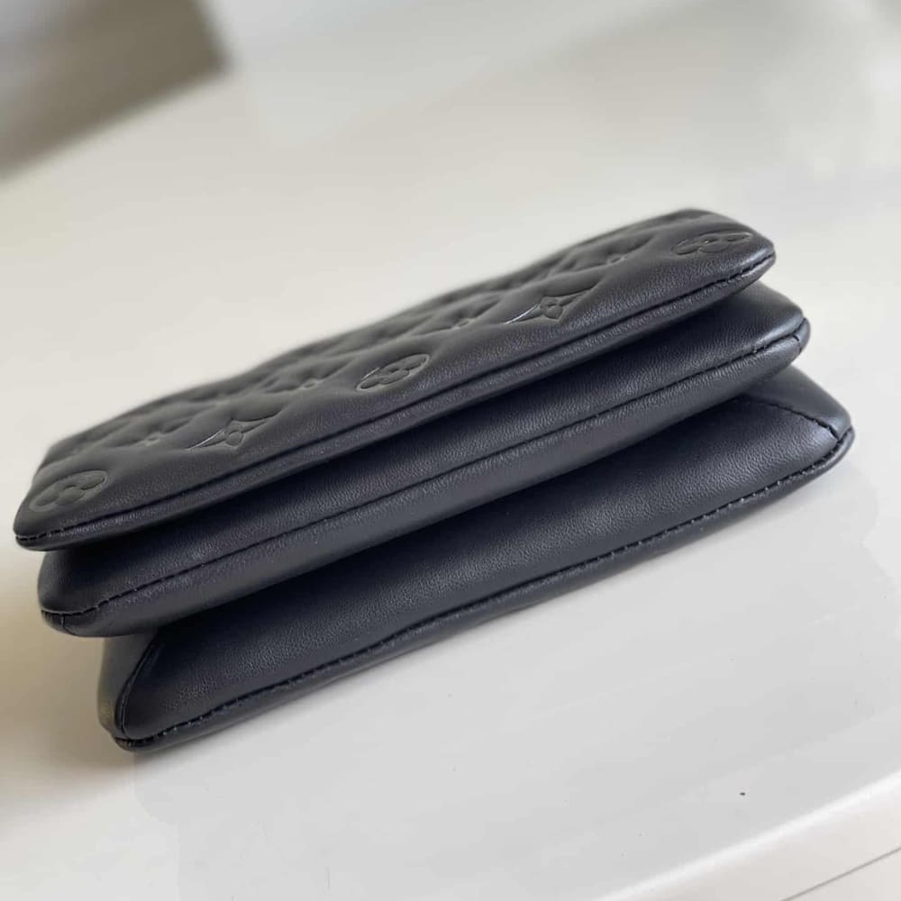 Louis Vuitton Pochette Coussin Black 20Cm M82116