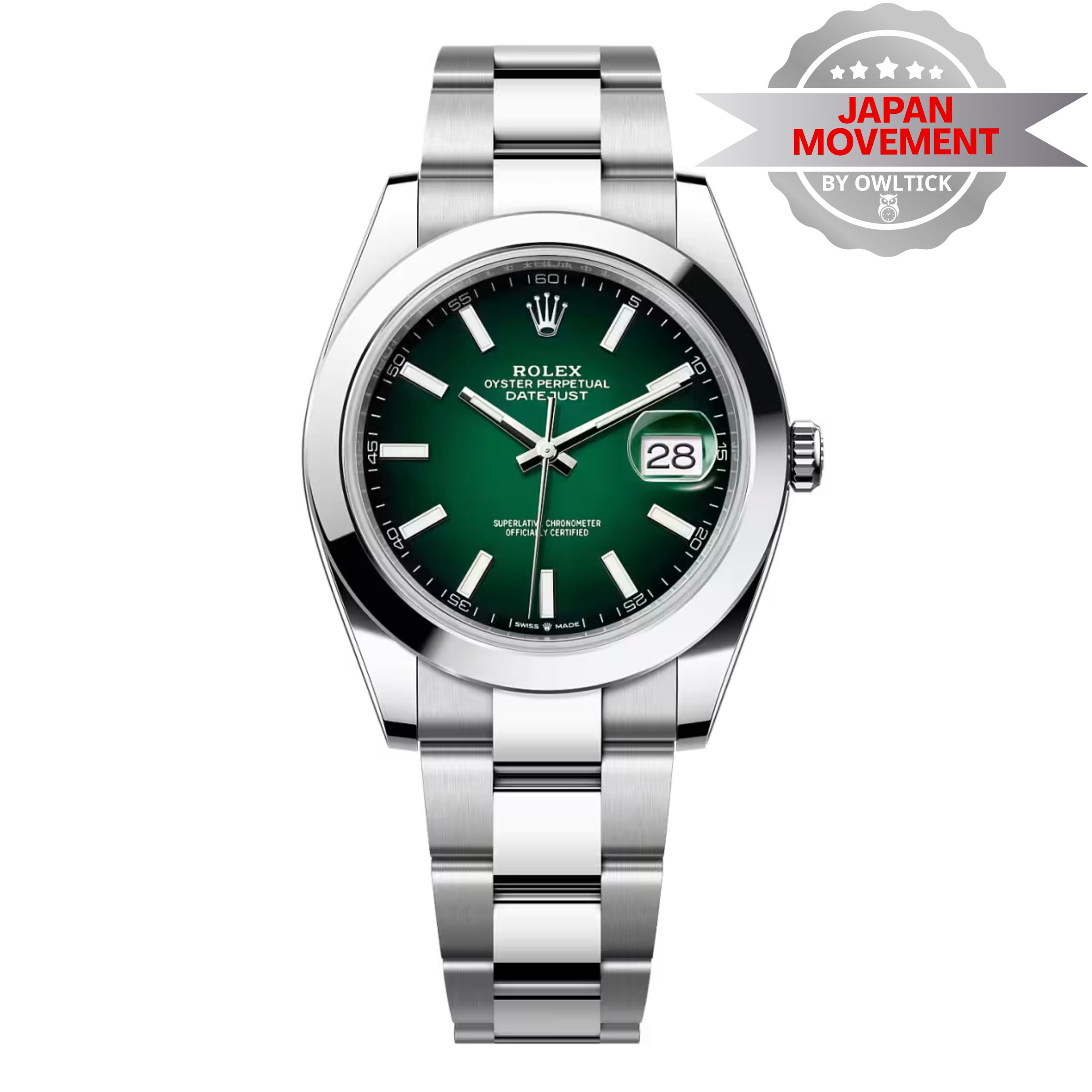 [Superclone] Rolex Datejust 41mm Green Ombré Dial Oyster 126300