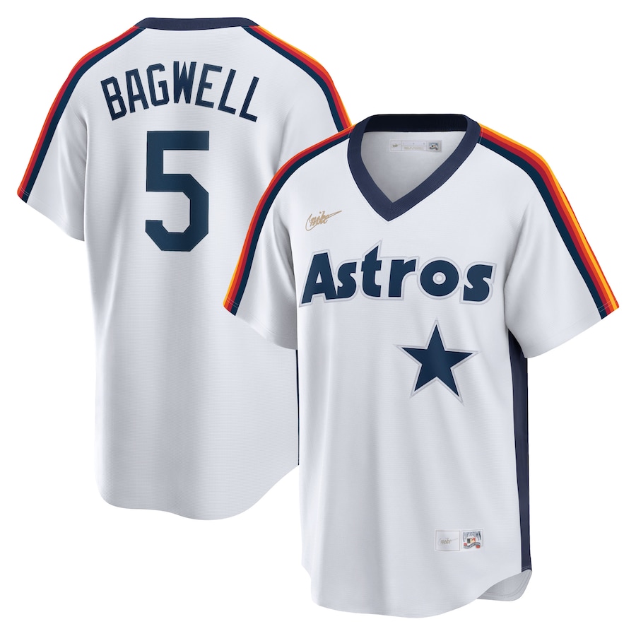Jeff Bagwell Houston Astros Home Cooperstown Collection Logo Player Jersey White