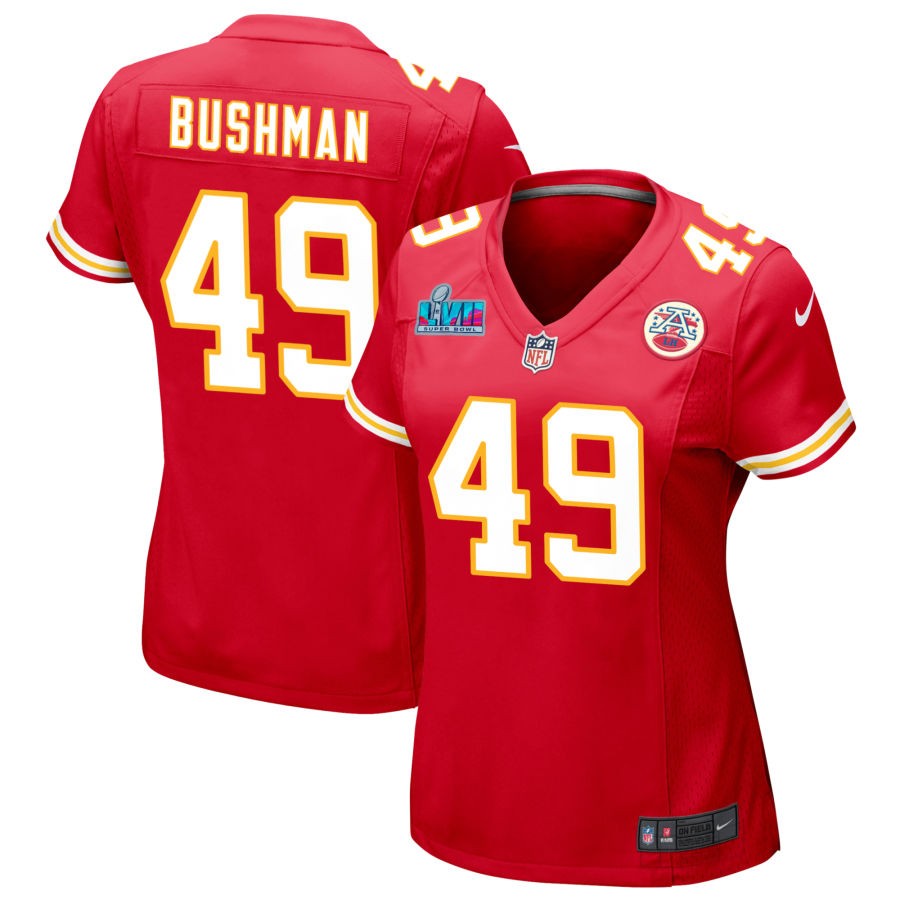 Matt Bushman Kansas City Chiefs Nike Women's Super Bowl LVII Game Jersey - Red