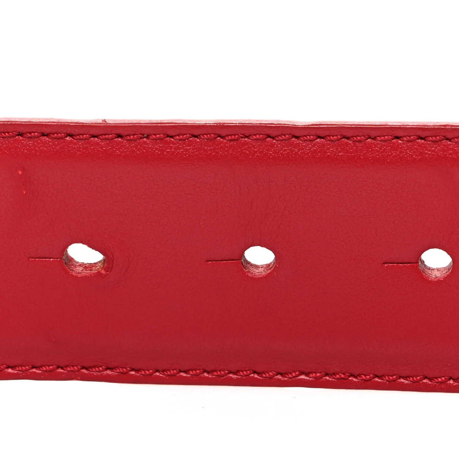 Calfskin Tonal 3cm La Medusa Belt 110 44 Red