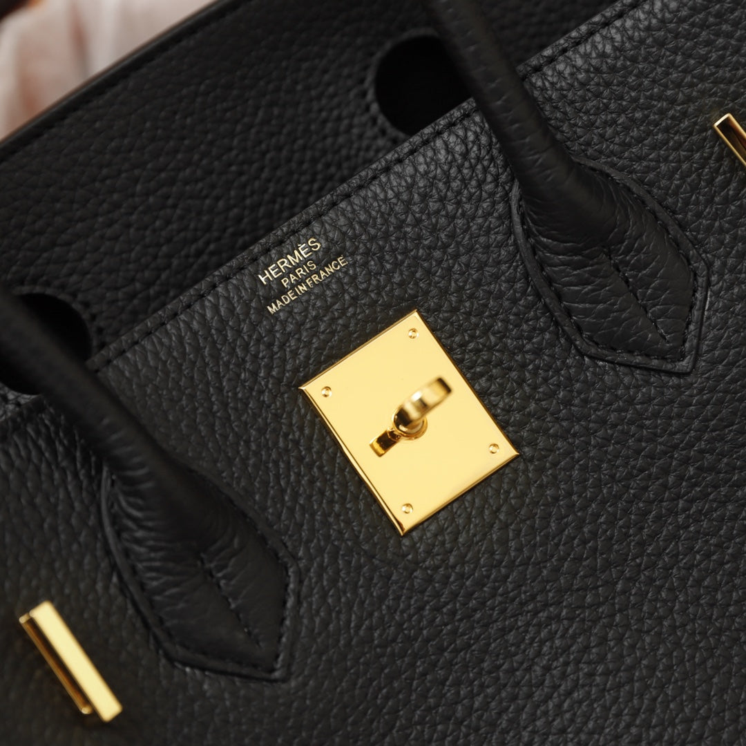 Hermes Birkin Bag 35 Black Togo Gold Hardware