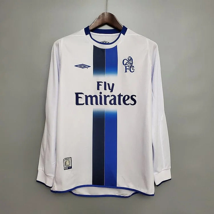 Retro long-sleeved 2003-05 Chelsea away Football jersey retro