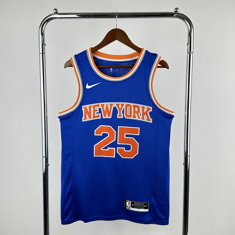 2025 NBA New York Knicks 25 BRIDGES Basketball Jersey
