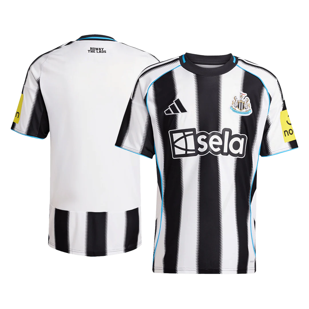 Newcastle United Home Soccer Jersey 2025/26 Black&White