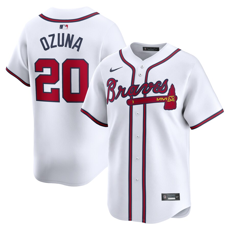 Marcell Ozuna Atlanta Braves Home Limited Player Jersey White