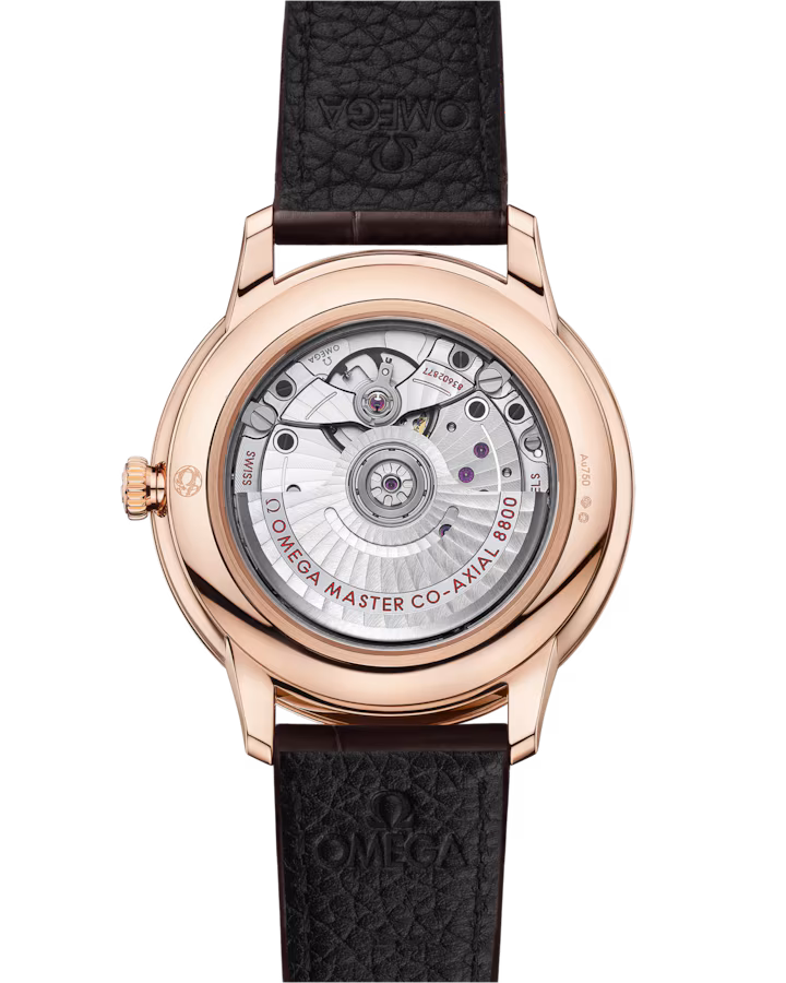 Omega De Ville Prestige 40 mm Silver Dial  Sedna™ 18k Rose Gold Strap 434.53.40.20.02.001