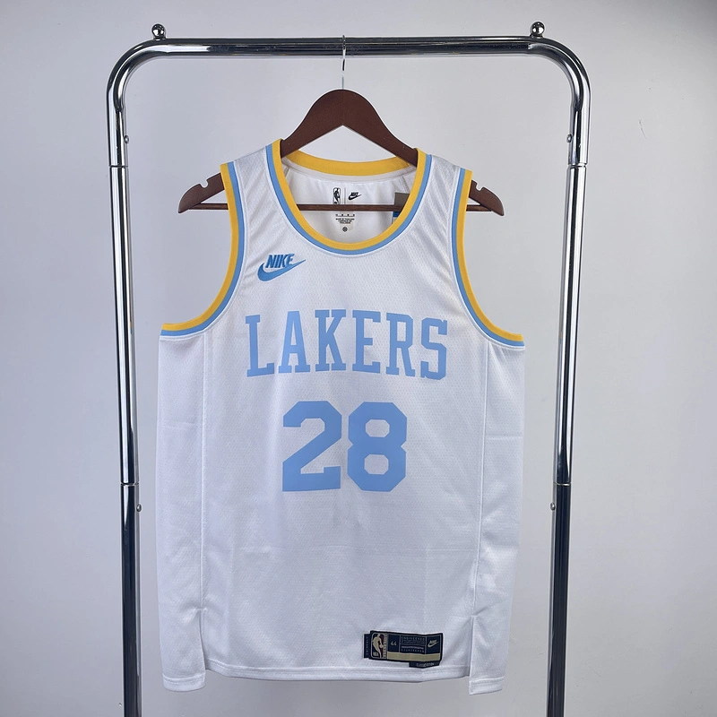 2023 NBA Lakers 28 HACHIMURA Basketball Jersey