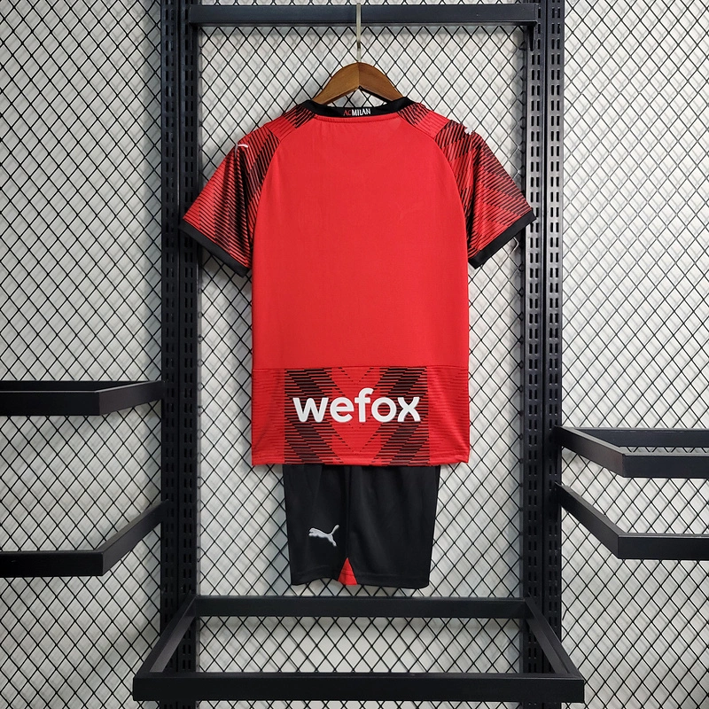2023-24 kids AC Milan home Football Jersey