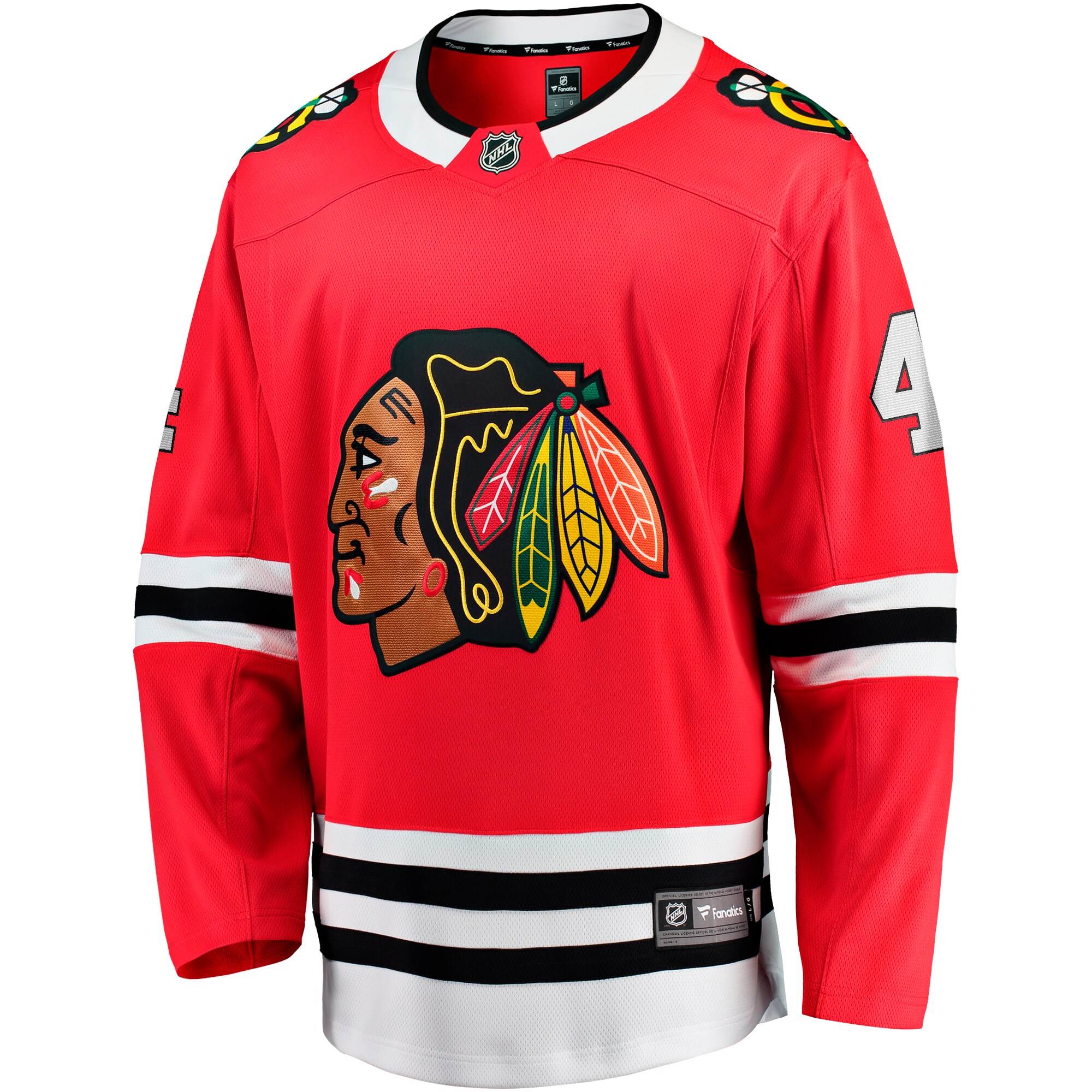 Seth Jones Chicago Blackhawks Fanatics Home Breakaway Player Jersey – Red