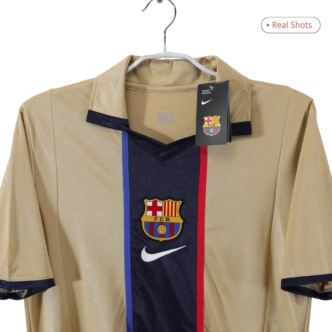 Barcelona 2002/03 Retro Away Soccer Jersey