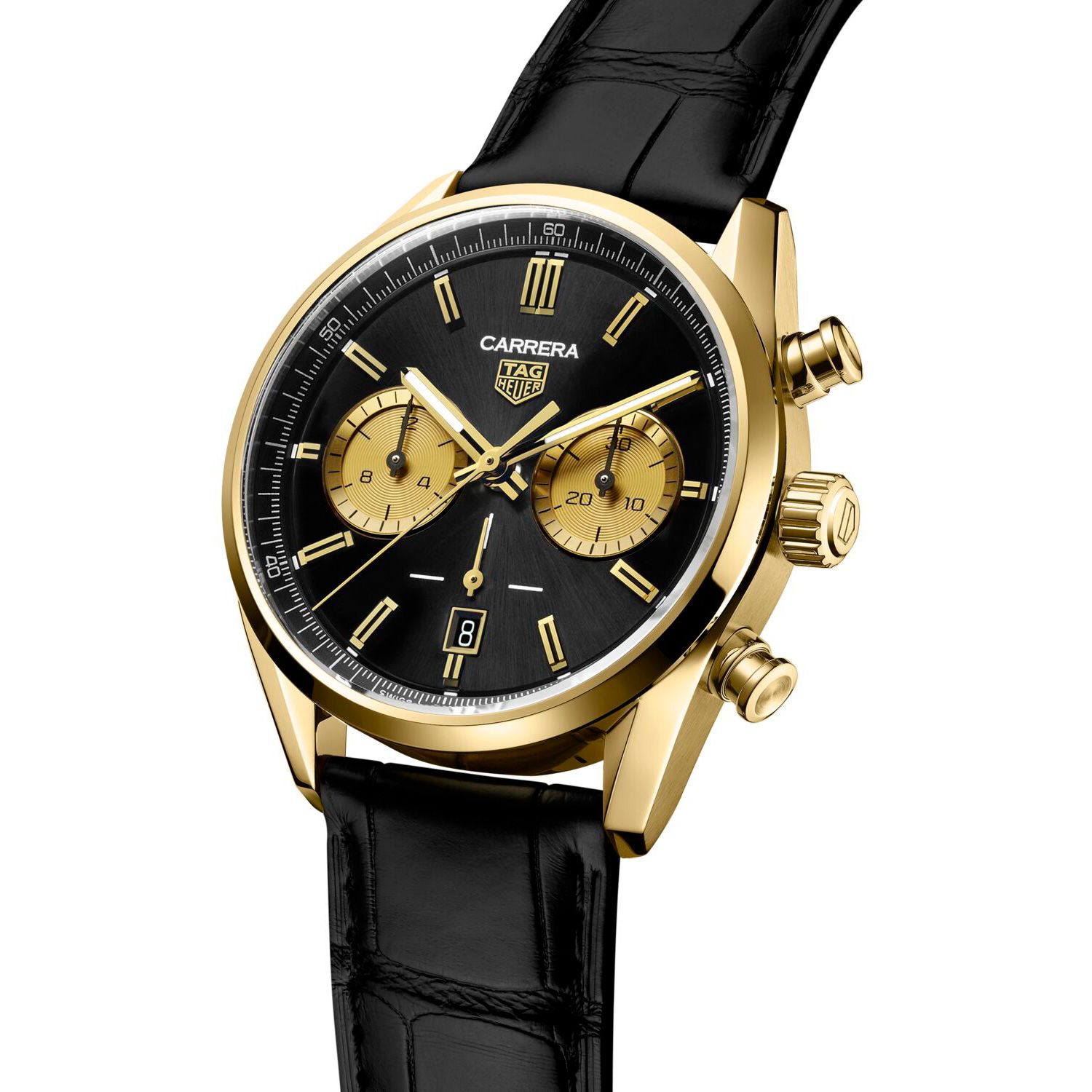 TAG Heuer Carrera Chronograph  Automatic, 42 mm, Gold 3N CBN2044.FC8313