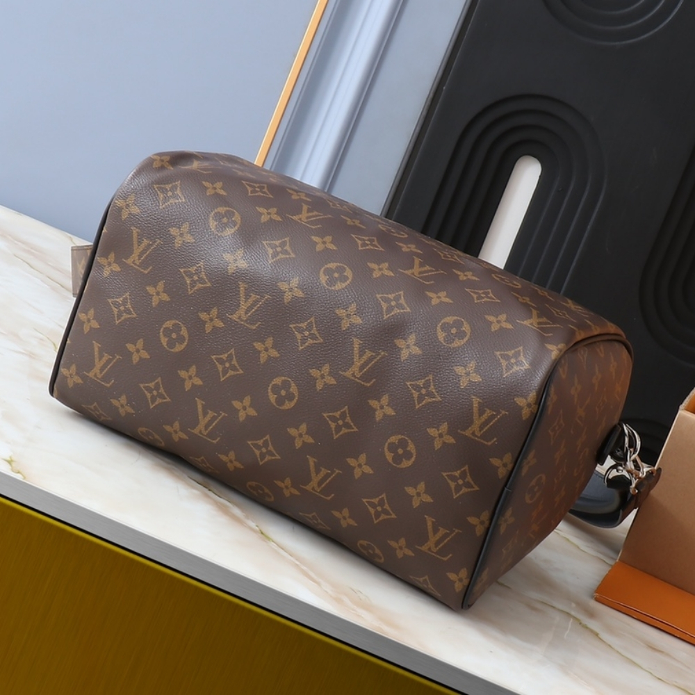 Louis Vuitton Speedy Soft 30 Dark Brown 30Cm M12243