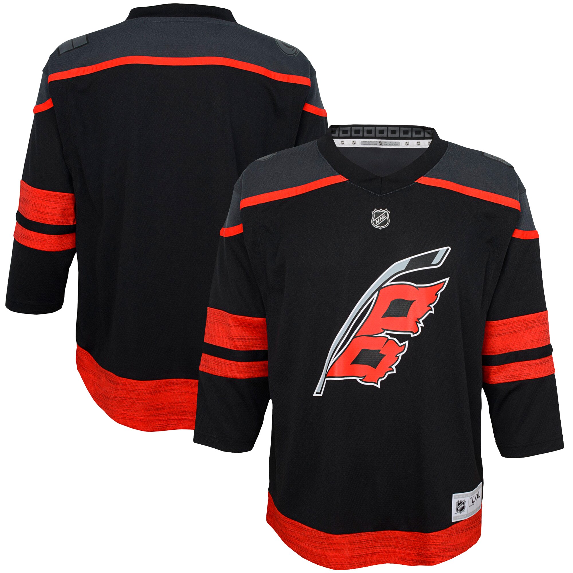 Carolina Hurricanes Youth Home Replica Jersey – Black