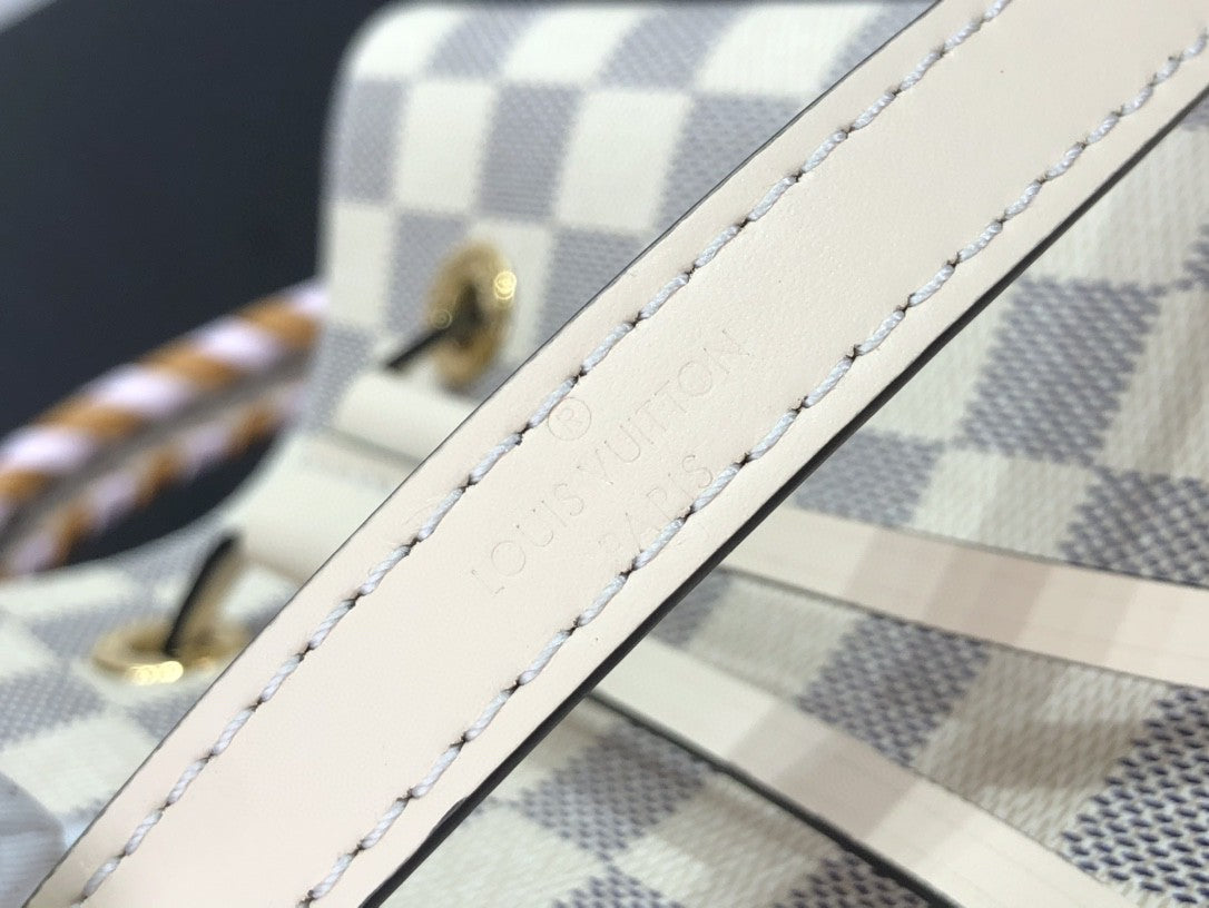 Louis Vuitton Damier Azur N Ono  Bb Bucket 20Cm