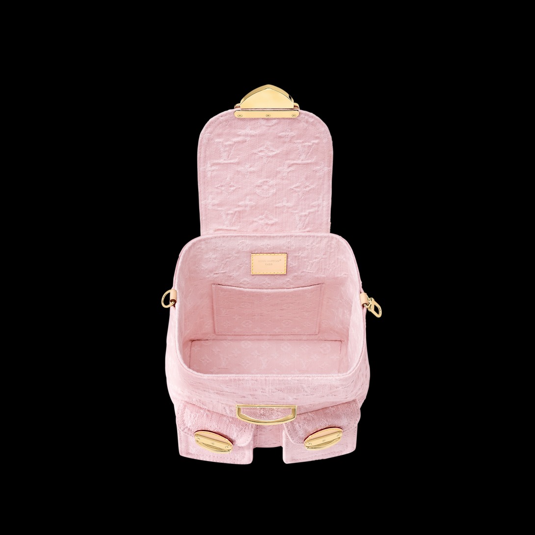 Louis Vuitton Venice Backpack Washed Monogram Denim M13031 Pink 26cm/ 10.2in