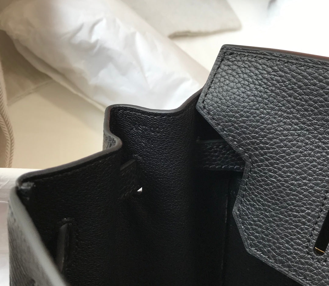 Hermes Birkin 35Cm Black Togo Leather Gold Hardware