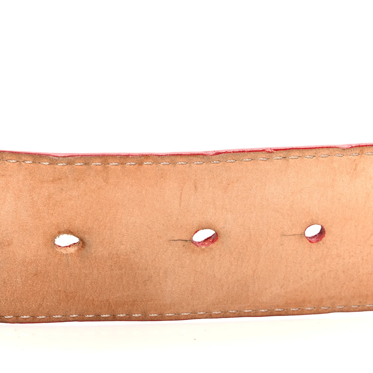 Calfskin Tonal 3cm La Medusa Belt 110 44 Red