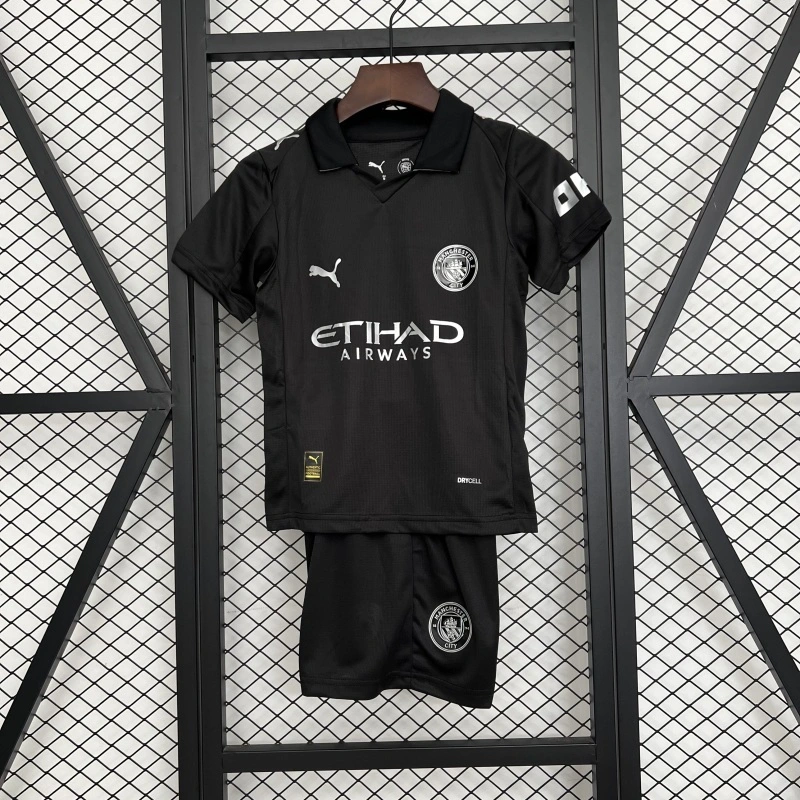 2025-26 Manchester City Away kids Football jersey