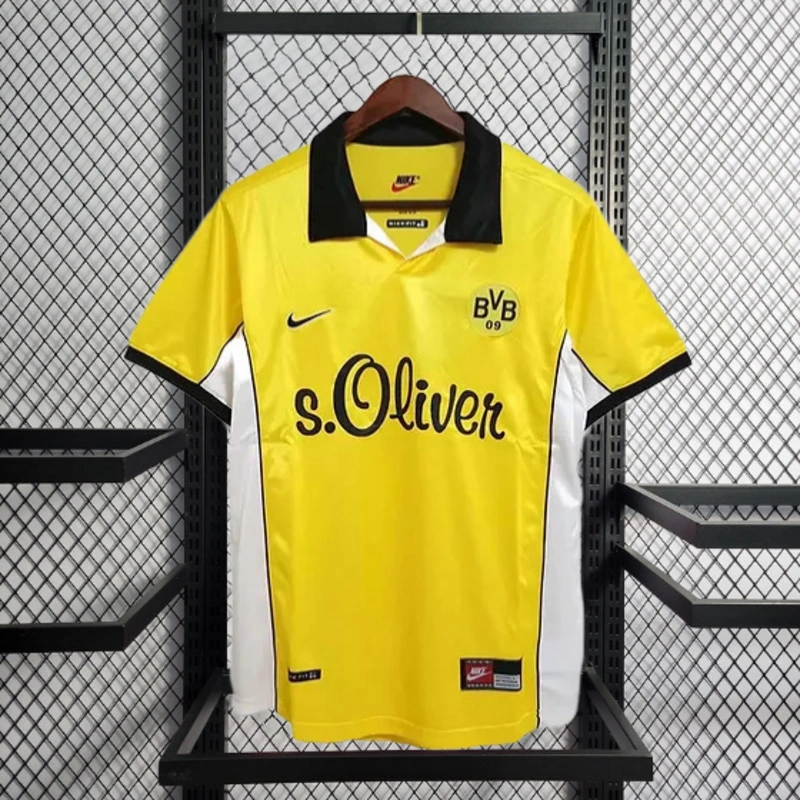 Retro 1998 Dortmund Home Football jersey retro