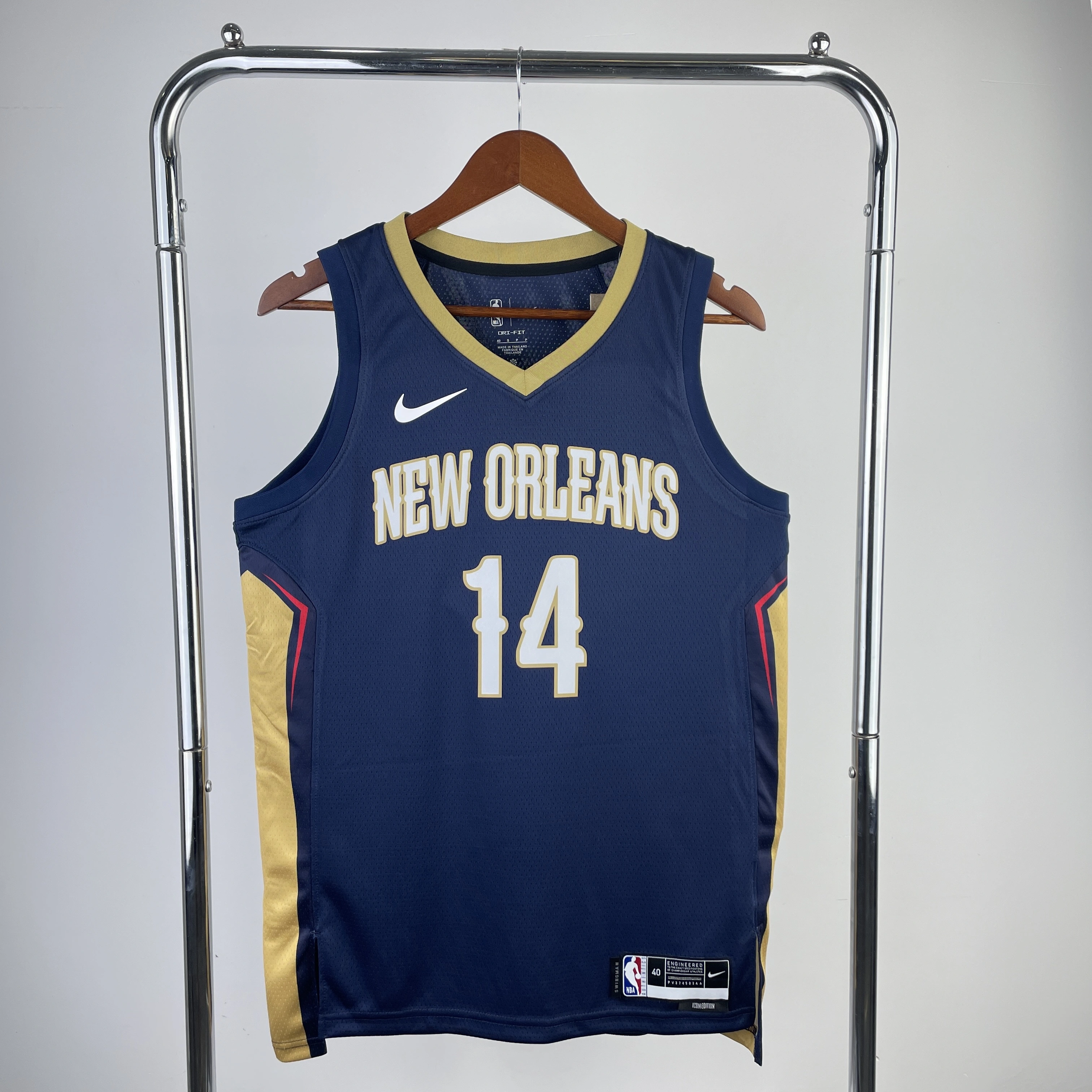2023 NBA New Orleans Pelicans 14 INGRAM Basketball Jersey
