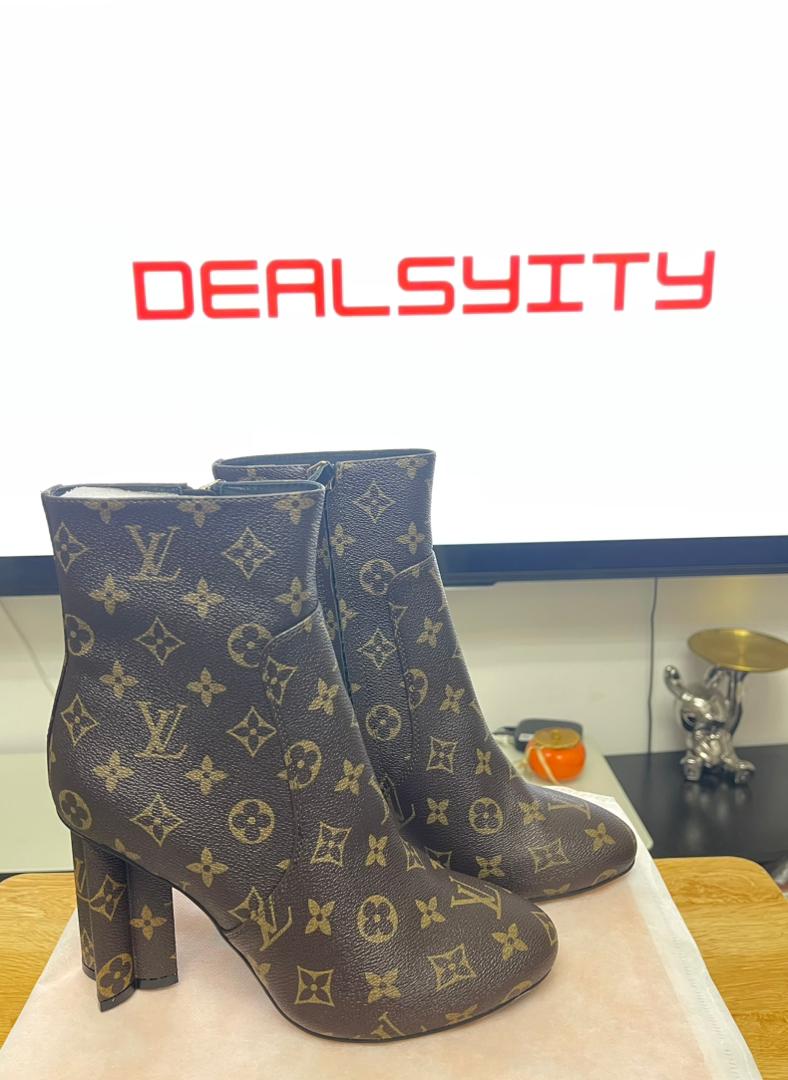 Louis Vuitton Silhouette Ankle Boot Monogram Brown