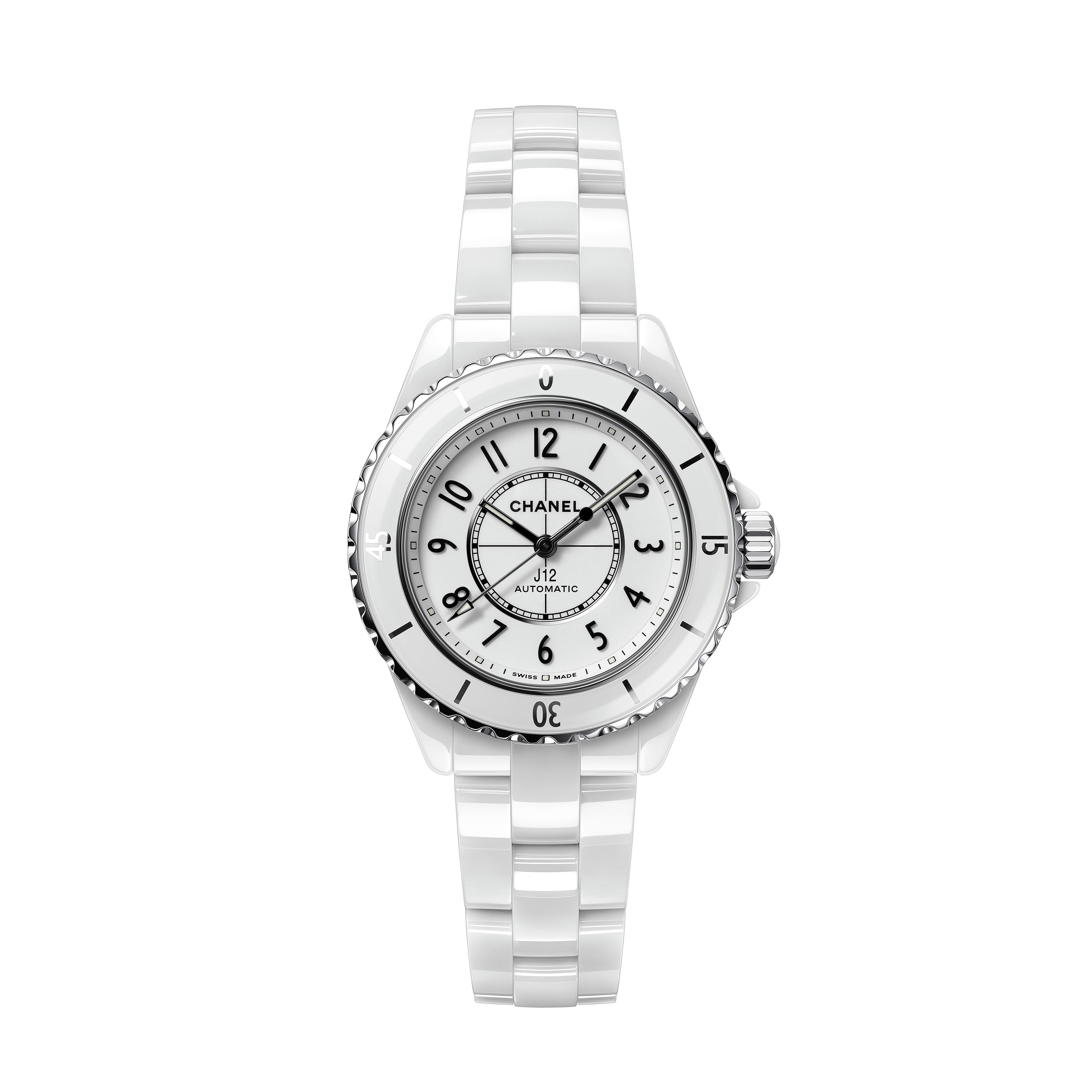 Chanel J12 Watch Calibre 12.1 – 38 mm White Dial