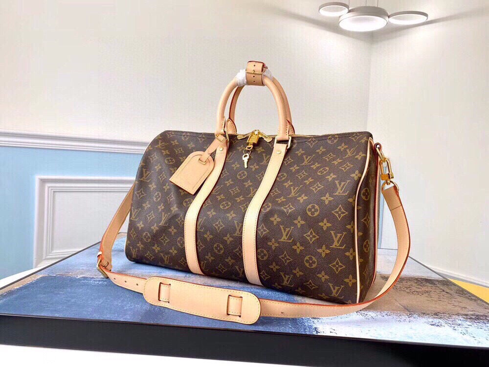 Louis Vuitton Monogram Keepall Bandouliere 45Cm M41418