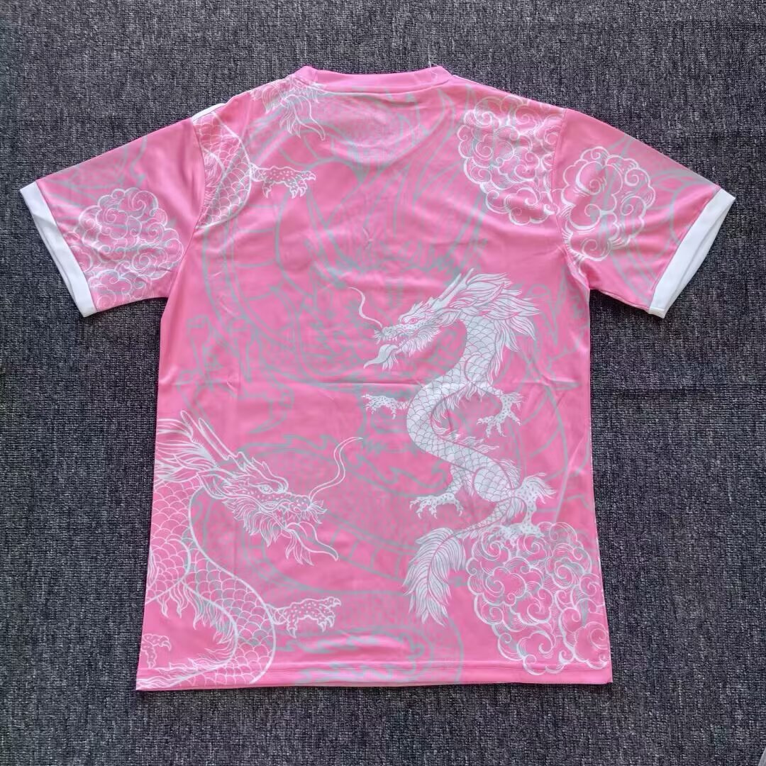 2025/2026 Real Madrid Training Pink Football Shirt 1:1 Thai Quality