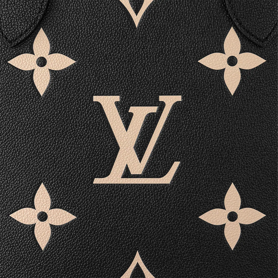 Louis Vuitton Neverfull MM Tote Bag Monogram Empreinte Black 31cm M58907