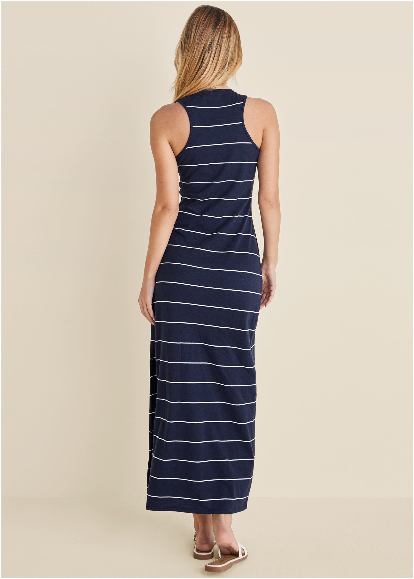 Tank Maxi Dress – Peacoat Combo