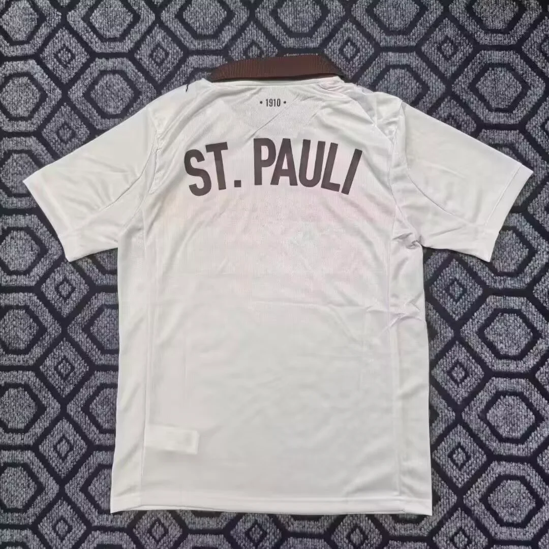 2025/2026 Bundesliga St Pauli Team Away Football Jersey