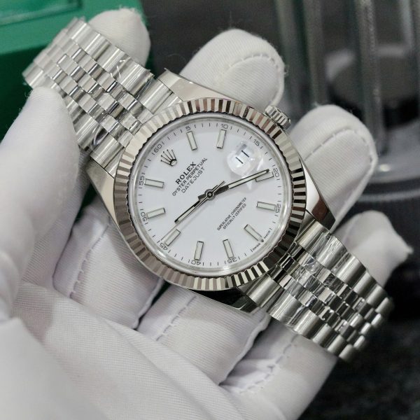 [Superclone] Rolex Datejust 41mm White Dial Jubilee 126334
