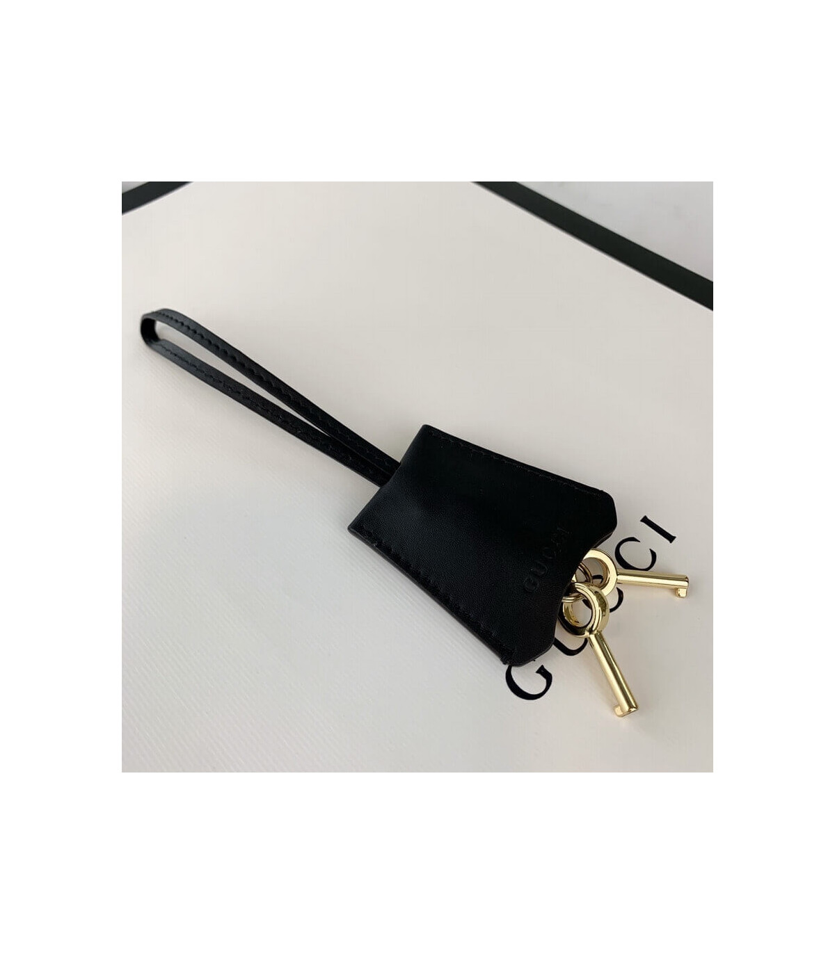 Gucci GG Supreme Padlock Small Shoulder Bag Black 26cm