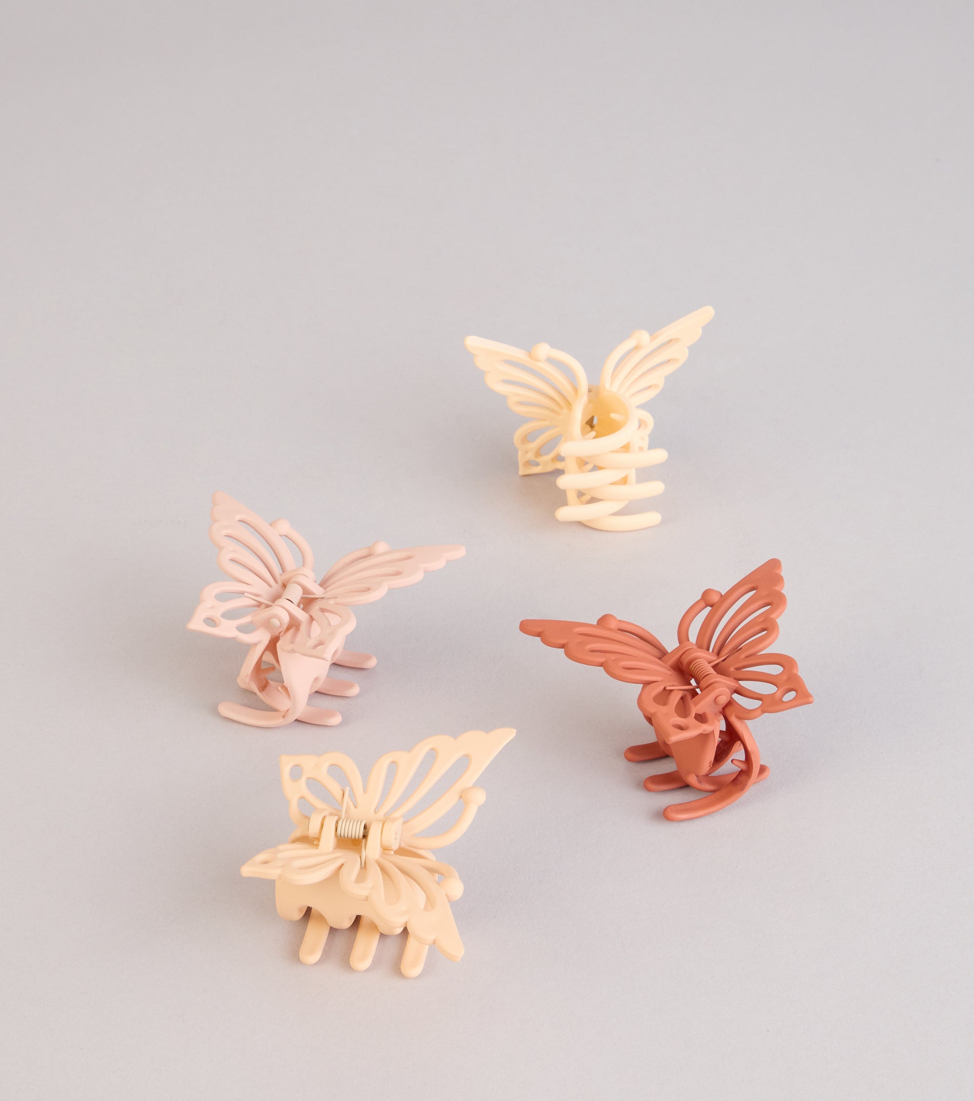 Whimsical Charm Butterfly Claw Clip Set