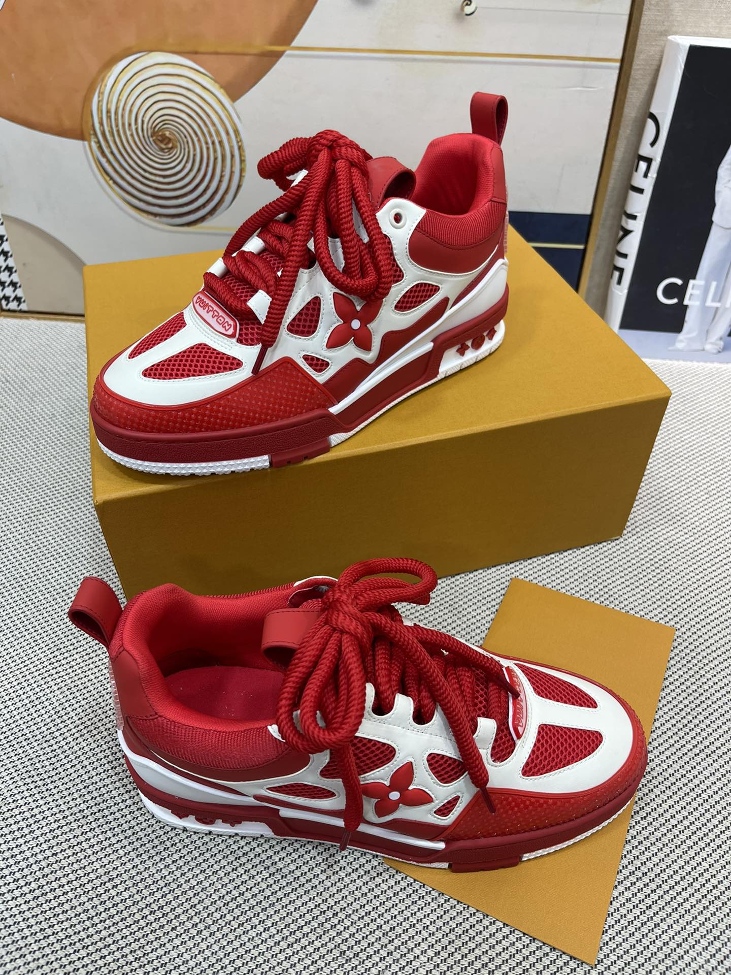 Louis Vuitton Lv Skate Sneaker Red