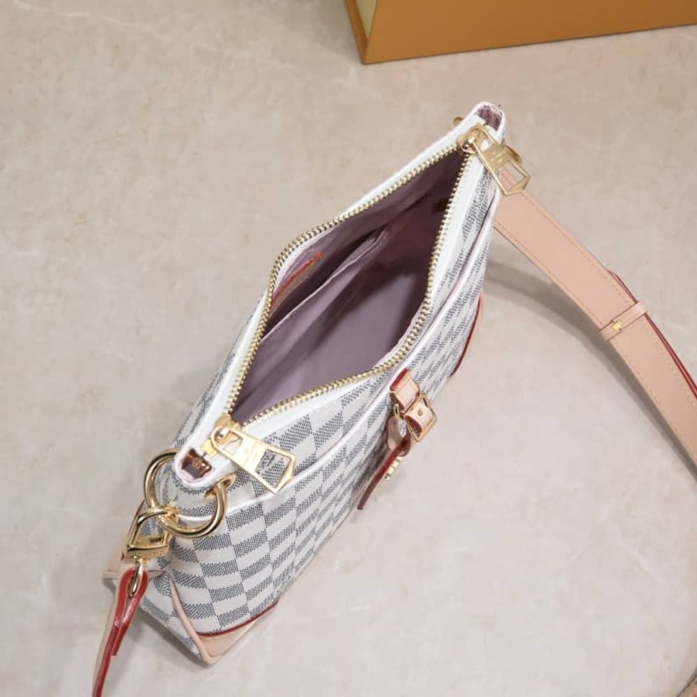 Louis Vuitton Odéon Shoulder Bag Damier Azur 26Cm