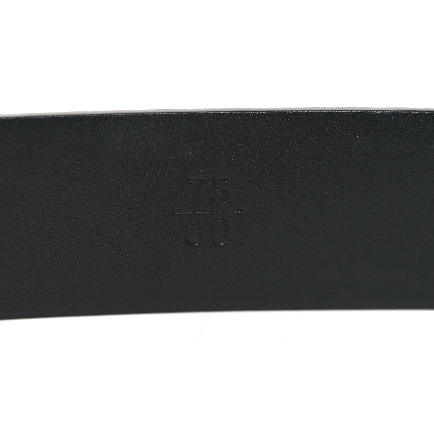 Calfskin Paris Button CC Belt 75 30 Black
