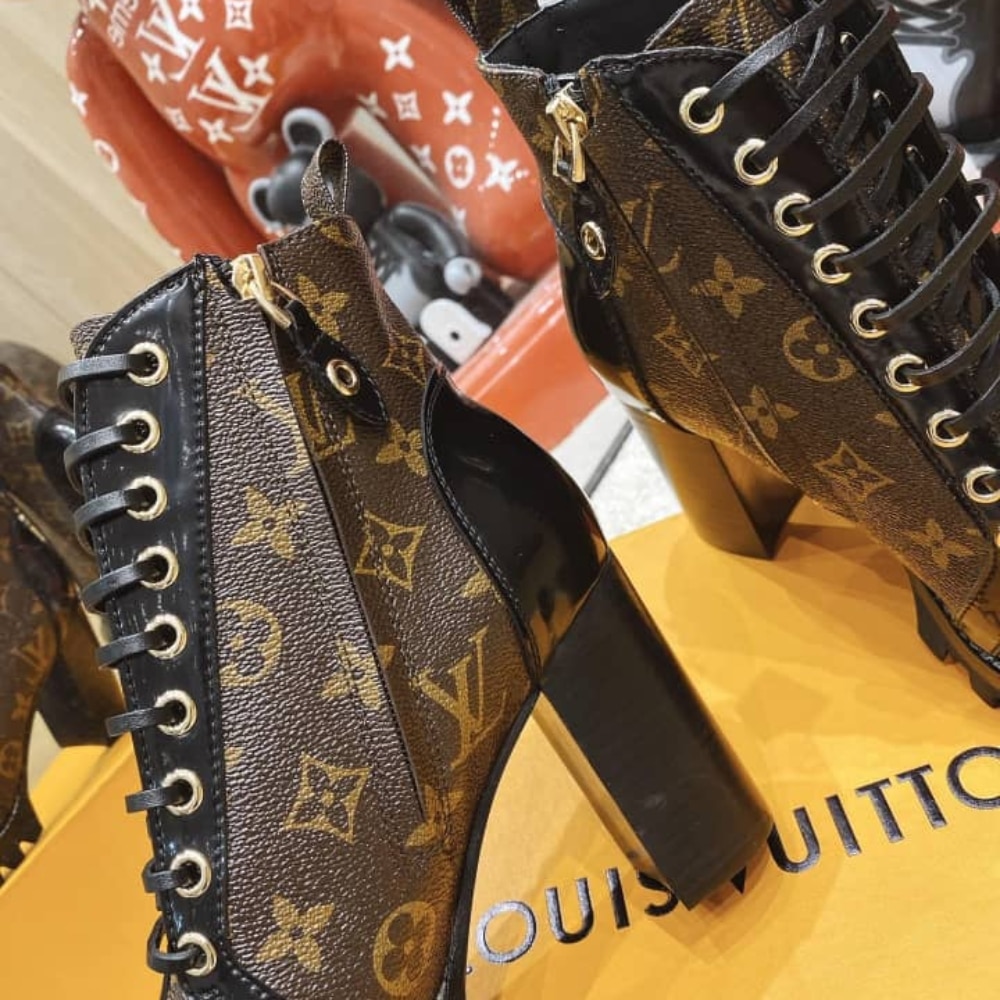Louis Vuitton Star Trail Ankle Boot Brown 1A2Y7P