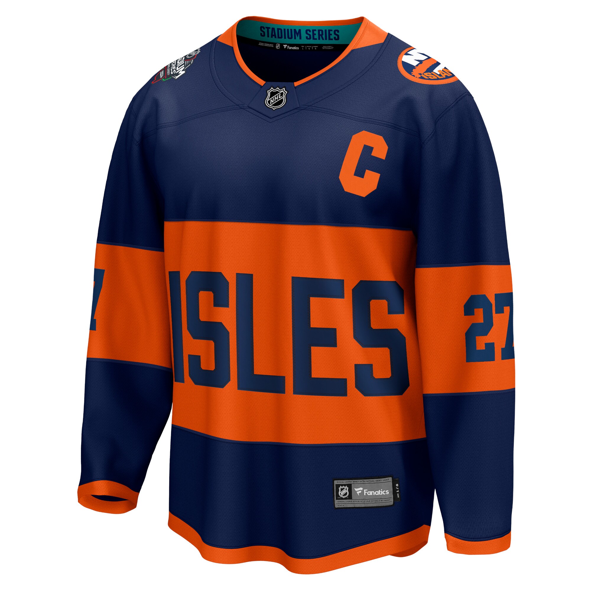 Anders Lee New York Islanders Fanatics 2024 NHL Stadium Series Breakaway Player JerseyÂ â€“ Navy