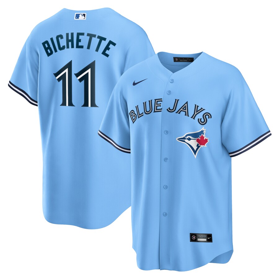 Bo Bichette Toronto Blue Jays Alternate Player Name Jersey Powder Blue