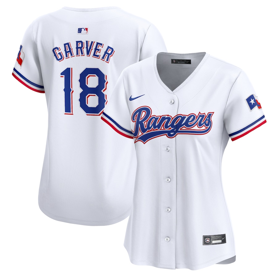 Mitch Garver Texas Rangers Women's Home Limited Player Jersey White