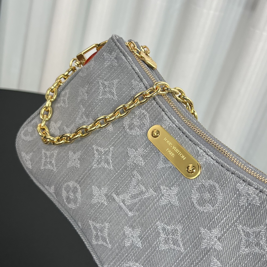 Louis Vuitton Liv Pochette Other Monogram Denim 24.5cm/ 9.6in