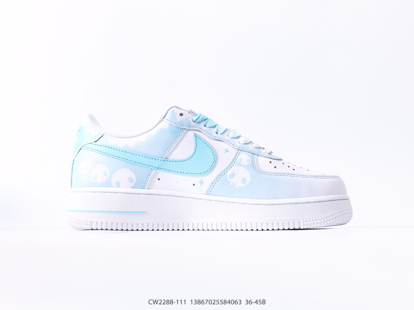 Nike Air Force 1 Low Kuromi Light Blue Custom